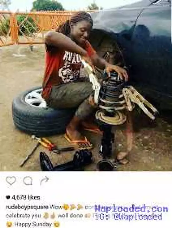 Paul Okoye is searching for this female Abuja Mechanic